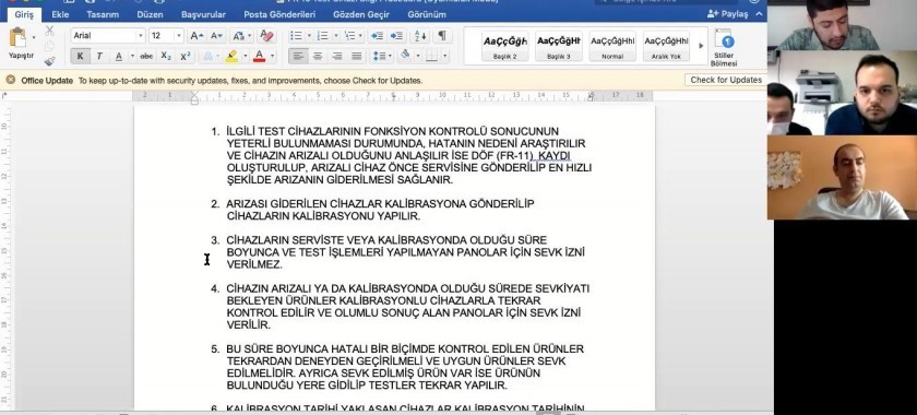 OR-PAN Firmasının TS EN 61439-1&2 Kapsamında Belgelendirme Denetimi Gerçekleştirdik